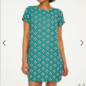 LOFT Short Sleeve Swing Dress
